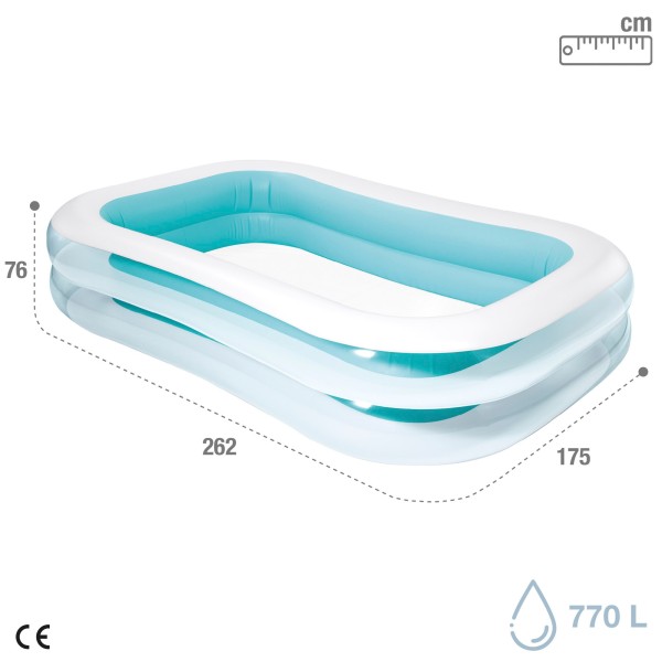Piscina insuflável retangular Intex | Compre online a sua piscina para terraço ou jardim em Distria
