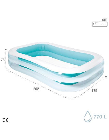 Piscina insuflável retangular Intex | Compre online a sua piscina para terraço ou jardim em Distria