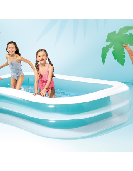 Piscina insuflável retangular Intex | Compre online a sua piscina para terraço ou jardim em Distria