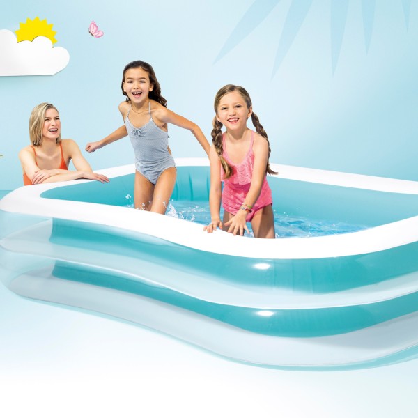 Piscina insuflável retangular Intex | Compre online a sua piscina para terraço ou jardim em Distria