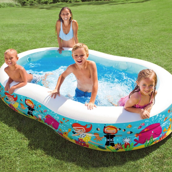 Piscina retangular infantil Intex | Piscinas infláveis