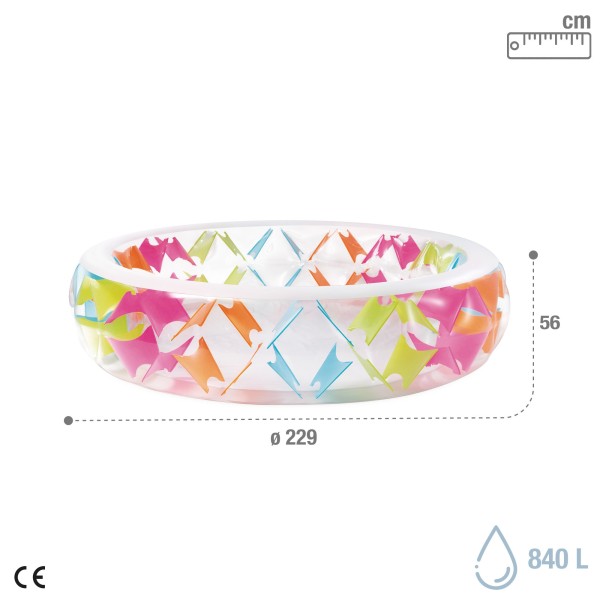 Piscina inflável Intex Piscina Pinwheel | Distria