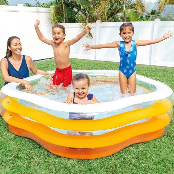 Piscina insuflável Intex Summer Colors forma de estrela | Distria
