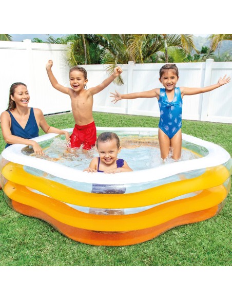Piscina insuflável Intex Summer Colors forma de estrela | Distria