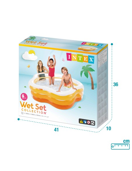 Piscina insuflável Intex Summer Colors forma de estrela | Distria