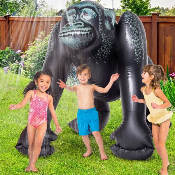 Gorila gigante insuflável com jato de água | Distria