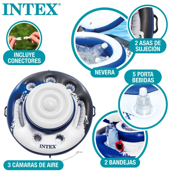 Arca insuflável Intex Mega Chill | Acessórios insufláveis para o verão