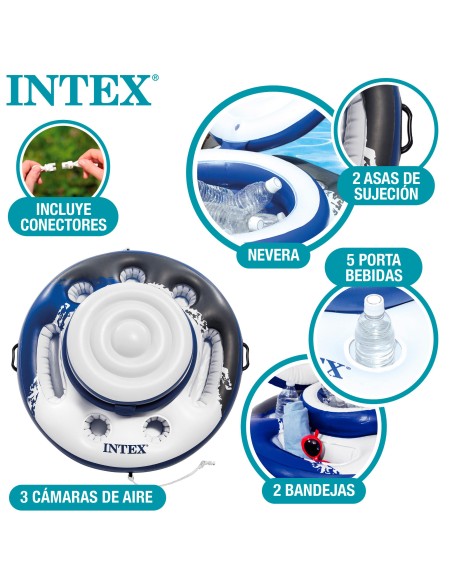 Arca insuflável Intex Mega Chill | Acessórios insufláveis para o verão