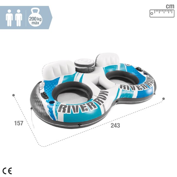 Boia de roda dupla inflável INTEX | Distria