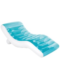Espreguiçadeira inflável azul INTEX | Distria