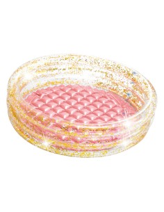 Piscina Insuflável Infantil Rosa com Purpurina - Distria