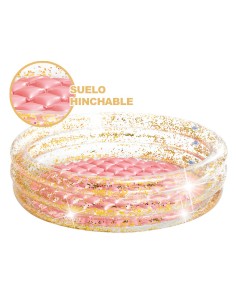 Piscina Insuflável Infantil Rosa com Purpurina - Distria 2