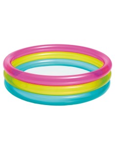Piscina insuflável 3 aros transparentes | Insufláveis Intex