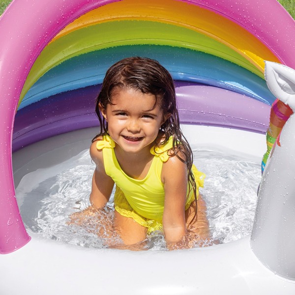 Piscina Unicorn guarda-sol INTEX- Piscinas Infantis | Distria