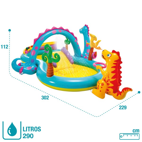 Centros de jogos aquático Dinoland - Intex