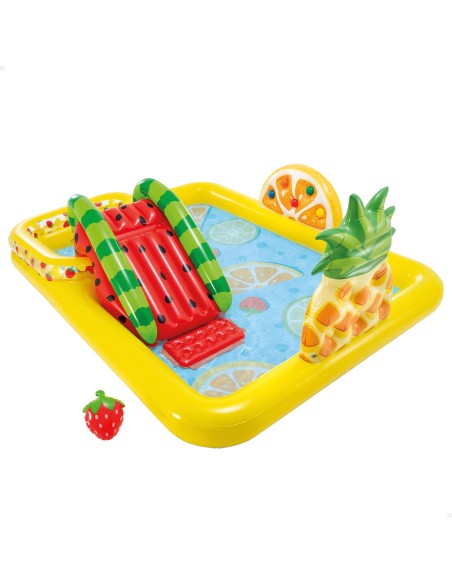 Centro de Jogos INTEX Escorrega, Piscina e Pulverizador - Distria