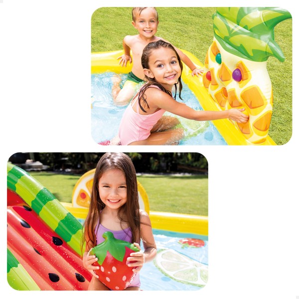 Centro de Jogos INTEX Escorrega, Piscina e Pulverizador - Distria