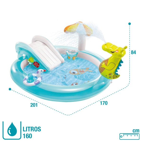 Centro de Jogos Aquáticos INTEX Crocodilo - Distria