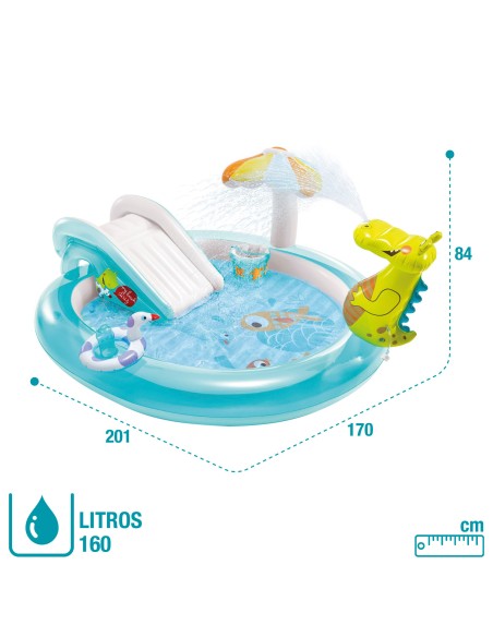 Centro de Jogos Aquáticos INTEX Crocodilo - Distria