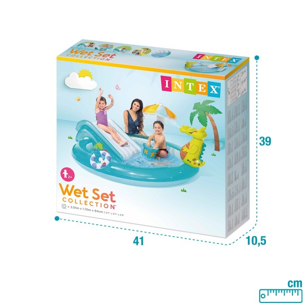 Centro de Jogos Aquáticos INTEX Crocodilo - Distria