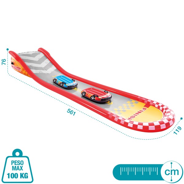 Pista deslizante racing fun INTEX | Distria