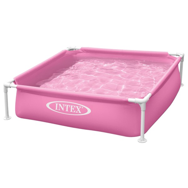 Piscina Mini Frame pequena desmontável rosa INTEX | Distria