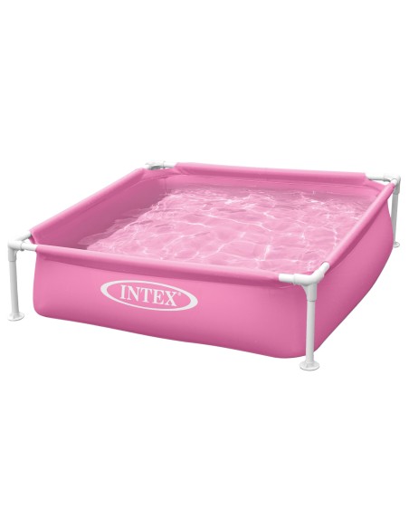 Piscina Mini Frame pequena desmontável rosa INTEX | Distria