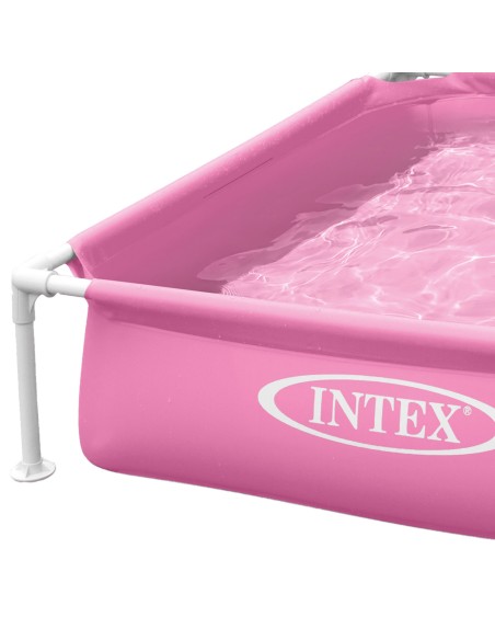 Piscina Mini Frame pequena desmontável rosa INTEX | Distria