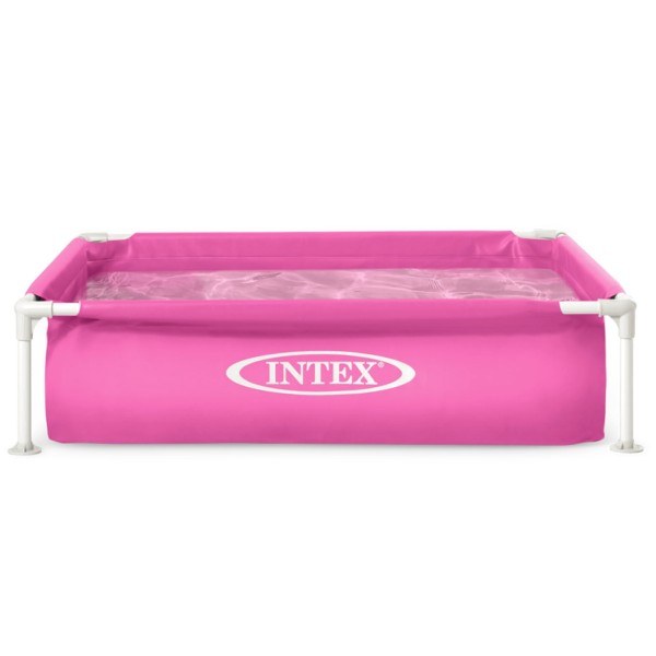 Piscina Mini Frame pequena desmontável rosa INTEX | Distria
