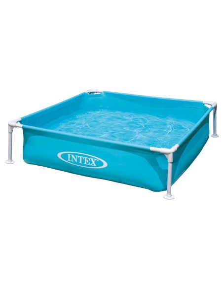Piscina infantil Intex Mini Small Frame de forma quadrada | Piscinas infantis para jardim ou terraço, encontra a sua em Distria!