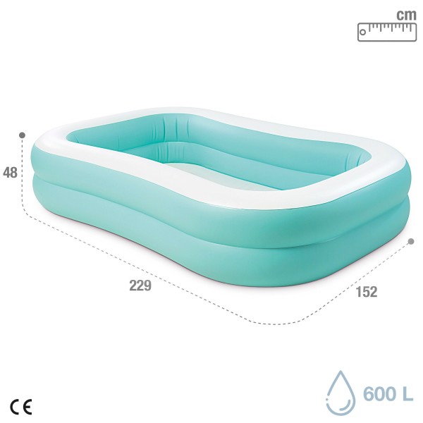 Piscina infantil insuflável retangular Intex |Distria