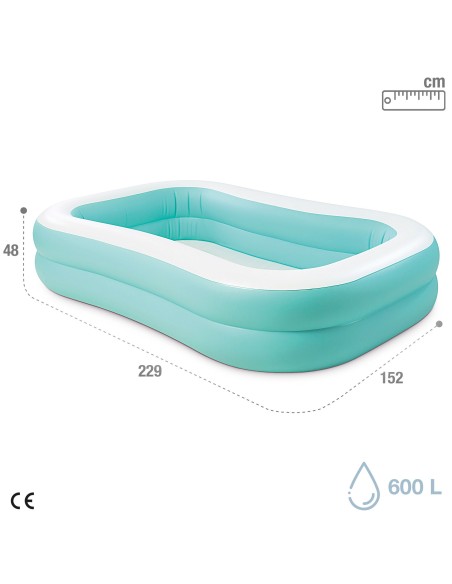 Piscina infantil insuflável retangular Intex |Distria