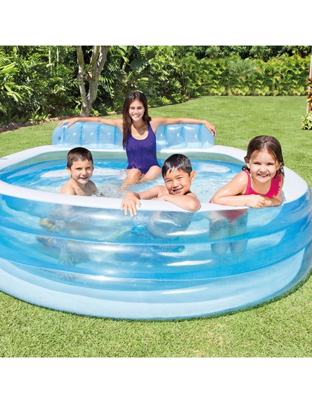 Piscina insuflável Intex com sofá incluído | Distria