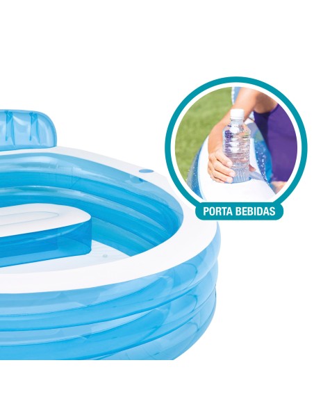 Piscina insuflável Intex com sofá incluído | Distria