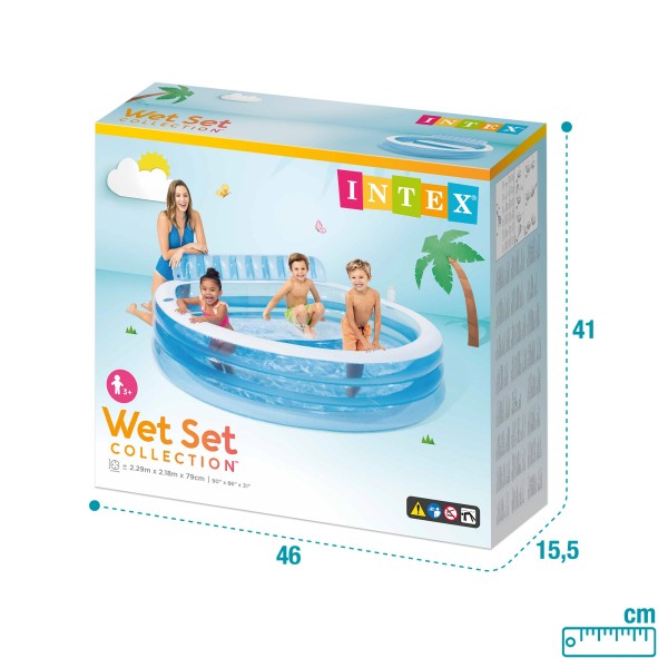 Piscina insuflável Intex com sofá incluído | Distria