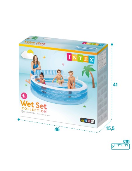 Piscina insuflável Intex com sofá incluído | Distria
