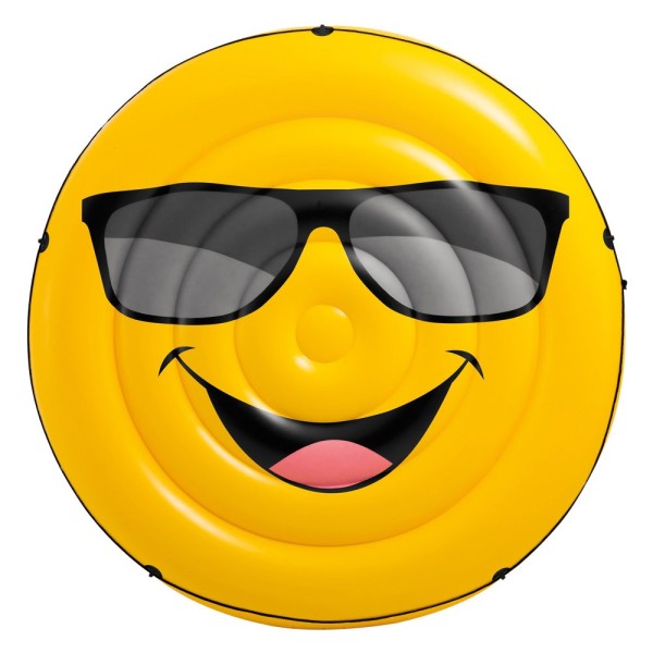 Colchão insuflável Intex redondo emoticon | Intex