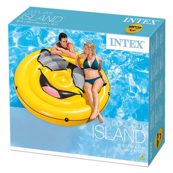 Colchão insuflável Intex redondo emoticon | Intex