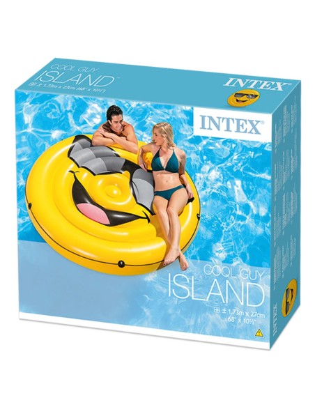 Colchão insuflável Intex redondo emoticon | Intex