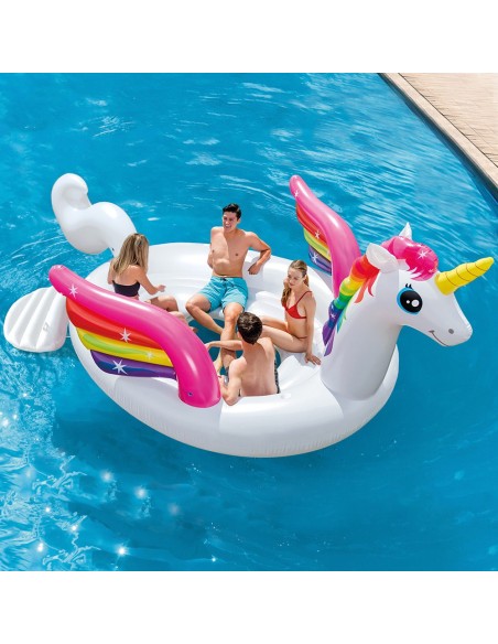 Ilha Insuflável Unicórnio INTEX para 4 pessoas - Distria