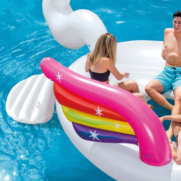 Ilha Insuflável Unicórnio INTEX para 4 pessoas - Distria