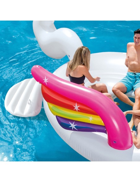 Ilha Insuflável Unicórnio INTEX para 4 pessoas - Distria