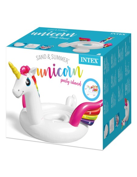 Ilha Insuflável Unicórnio INTEX para 4 pessoas - Distria