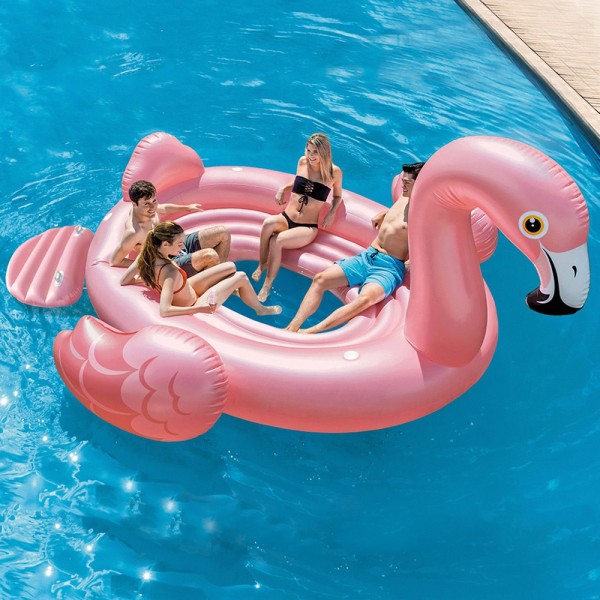 Colchonete Flamingo Mega Gigante INTEX para 4 - Distria