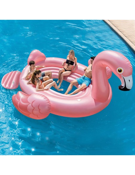 Colchonete Flamingo Mega Gigante INTEX para 4 - Distria