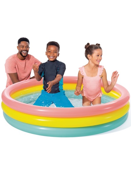 Piscina inflável com 3 argolas | Sunset by Intex