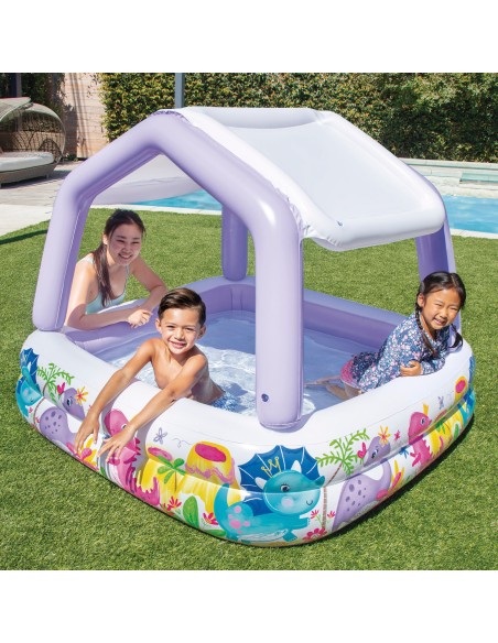 Piscina inflável para crianças INTEX c/toldo removível | Distria