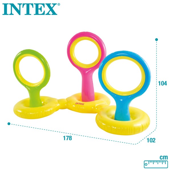 Discos voadores infláveis para jogos INTEX | Distria