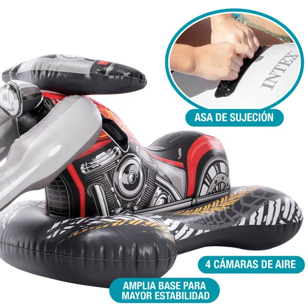 Motocicleta inflável INTEX custom | Distria.com
