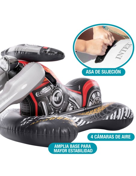 Motocicleta inflável INTEX custom | Distria.com